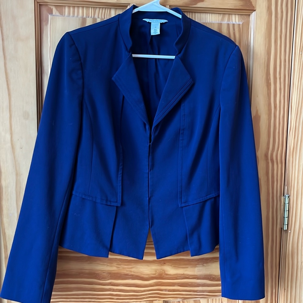 White House Black Market Blue Blazer
